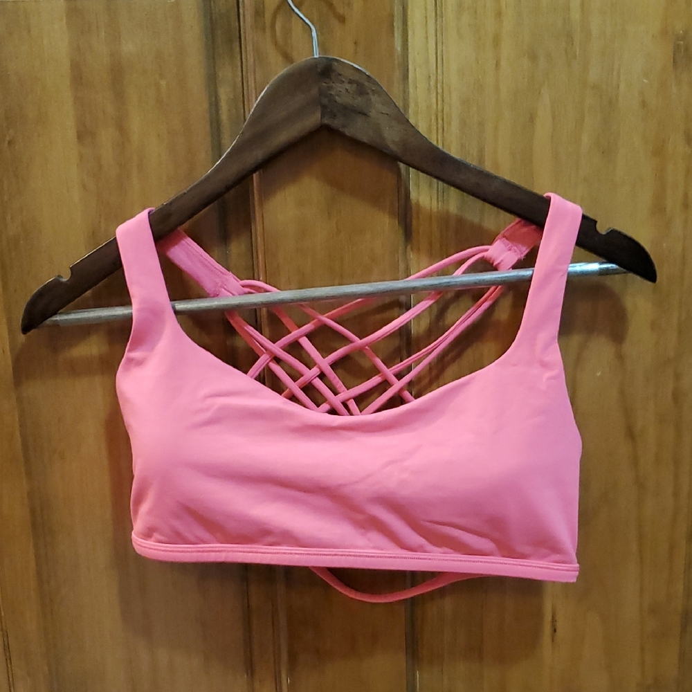 Lululemon Pink Free To Be Bra